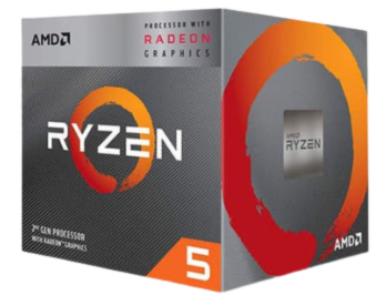 AMD Ryzen 5 3400G (4 Cores, 8 Threads, Up to 4.2 GHz)