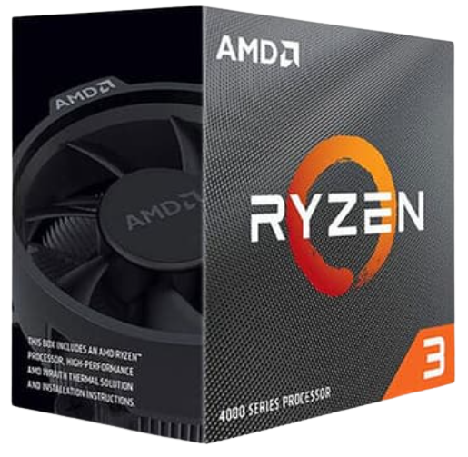 AMD Ryzen 3 4300G (4 Cores, 8 Threads, Up to 4.0 GHz)