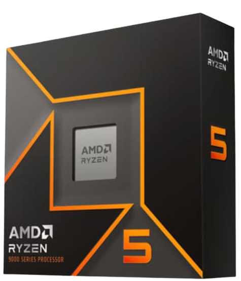 AMD Ryzen 5 9600X (6 Cores, 12 Threads, Up to 5.4 GHz)
