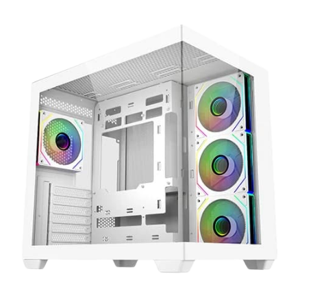 Cooler Master Elite 681 White ARGB ATX Mid Tower Case
